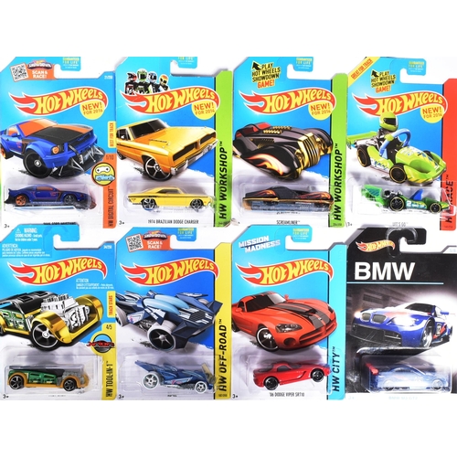 346 - Hot Wheels - Mattel - a collection of x25 assorted 2010s Mattel made HotWheels carded diecast models... 