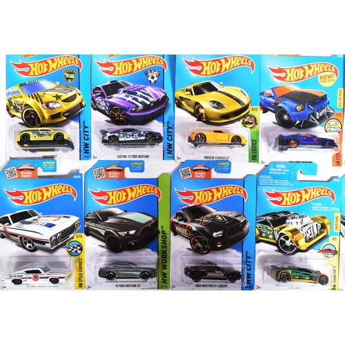 346 - Hot Wheels - Mattel - a collection of x25 assorted 2010s Mattel made HotWheels carded diecast models... 