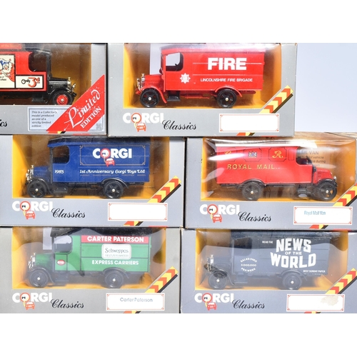 356 - Diecast - a collection of x20 vintage Corgi diecast models to include; C906/1 Mack Truck, 845 1929 T... 