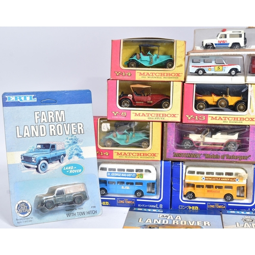 358 - Diecast - a collection of assorted boxed and carded diecast model cars. Examples to include; ERTL La... 