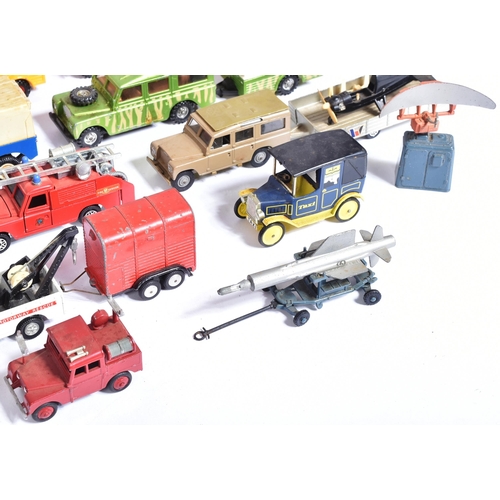 359 - Diecast - a collection of vintage Corgi made diecast models. Largely Land Rover interest to include;... 