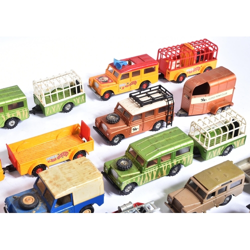 359 - Diecast - a collection of vintage Corgi made diecast models. Largely Land Rover interest to include;... 