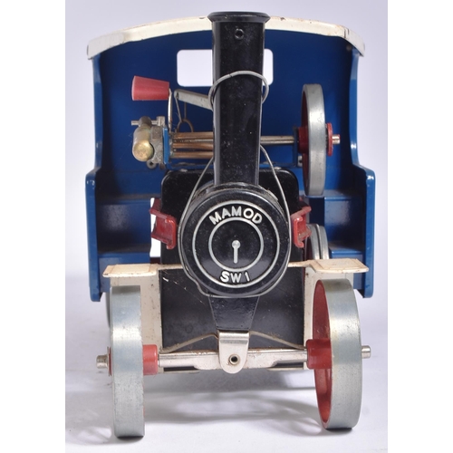 362 - Live Steam - an original vintage Mamod Live Steam Wagon No. SW1. Blue body with red chassis and whit... 