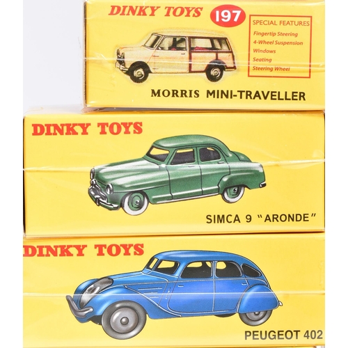 367 - Diecast - a collection of x12 Atlas Edition reissue Dinky Toys diecast model cars to include; 24U Si... 