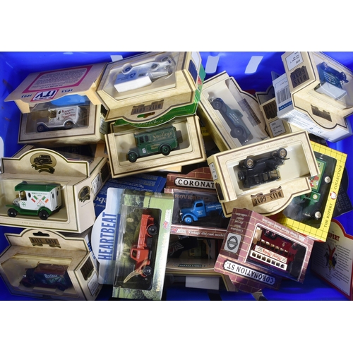 376 - Diecast - a collection of approximately x50 assorted Lledo Days Gone diecast model cars and haulage ... 