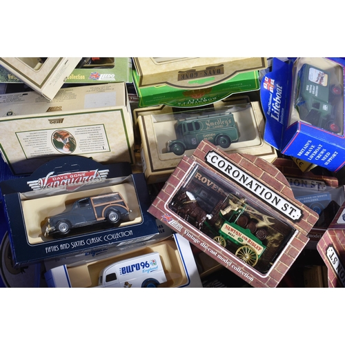 376 - Diecast - a collection of approximately x50 assorted Lledo Days Gone diecast model cars and haulage ... 