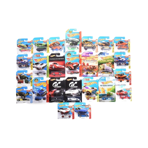 379 - Hot Wheels - Mattel - a collection of x20 assorted 2010s Mattel made HotWheels carded diecast models... 