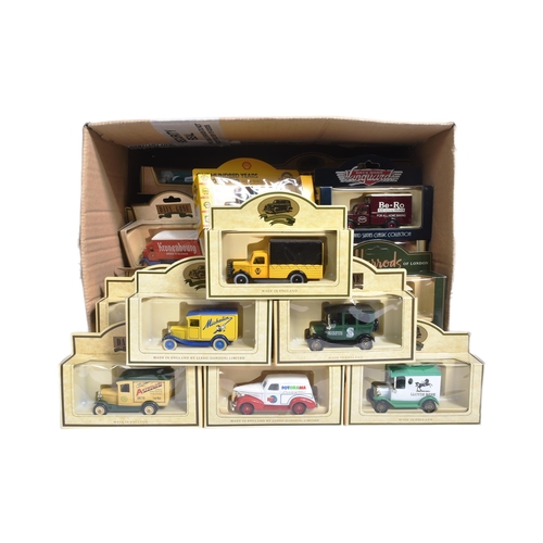 381 - Diecast - a collection of approximately x50 assorted Lledo Days Gone diecast model cars and haulage ... 