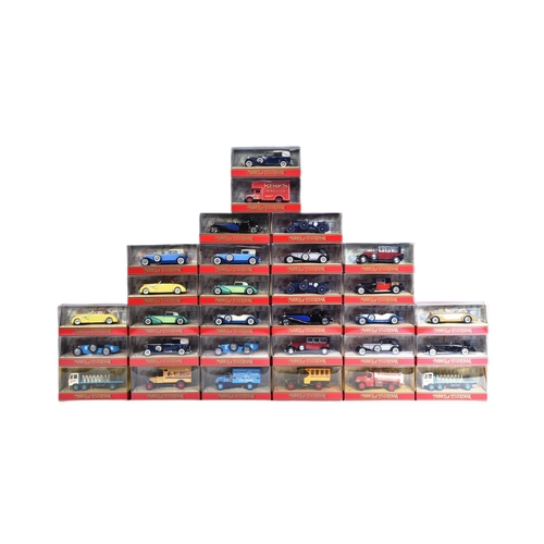 382 - Diecast - a collection of x30 assorted Matchbox Models of Yesteryear boxed diecast model cars and ha... 