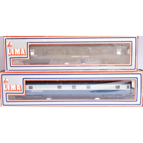 386 - Model Railway - a collection of x13 vintage Lima OO gauge rolling stock and locomotive. To include: ... 