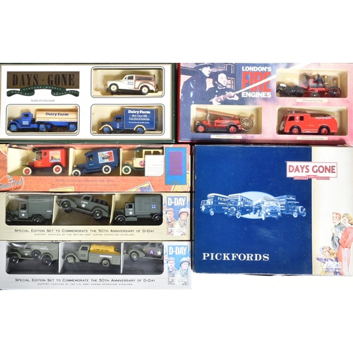 387 - Diecast - a large collection of approximately x20 Lledo diecast sets, to include: No. VEL1003 'E-Day... 