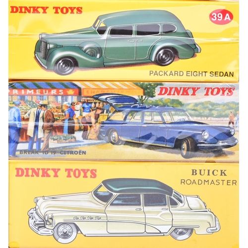 39 - Diecast - a collection of x12 Atlas Edition reissue Dinky Toys diecast model cars to include; 159 Br... 