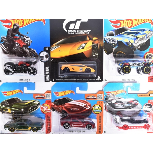 396 - Hot Wheels - Mattel - a collection of x20 assorted 2010s Mattel made HotWheels carded diecast models... 