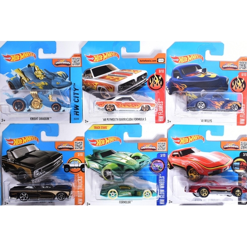 396 - Hot Wheels - Mattel - a collection of x20 assorted 2010s Mattel made HotWheels carded diecast models... 