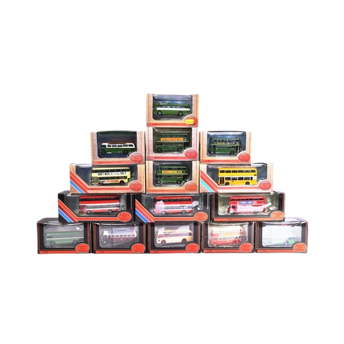 399 - Diecast - a collection of x5 Gilbow EFE Exclusive First Edition boxed diecast model buses to include... 