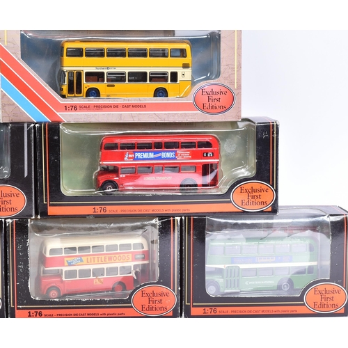 399 - Diecast - a collection of x5 Gilbow EFE Exclusive First Edition boxed diecast model buses to include... 