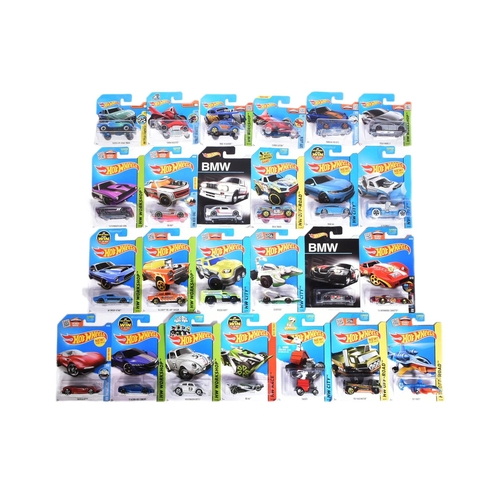 406 - Hot Wheels - Mattel - a collection of x25 assorted 2010s Mattel made HotWheels carded diecast models... 