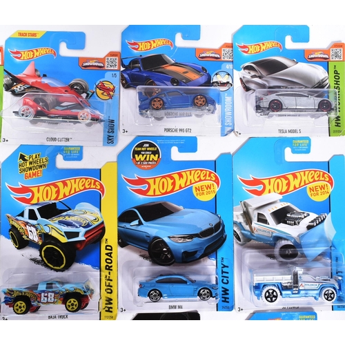 406 - Hot Wheels - Mattel - a collection of x25 assorted 2010s Mattel made HotWheels carded diecast models... 