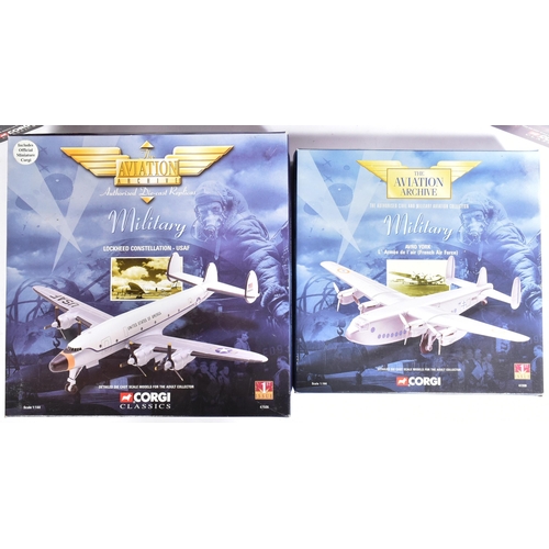 415 - Diecast - a collection of x7 Corgi Aviation Archive diecast model aeroplanes to include; Military Av... 