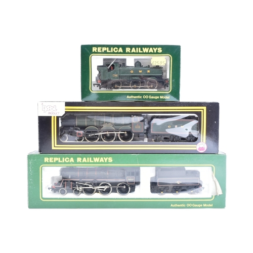 416 - Model Railway - x3 assorted OO gauge model railway trainset locomotive engines comprising; Dapol GWR... 