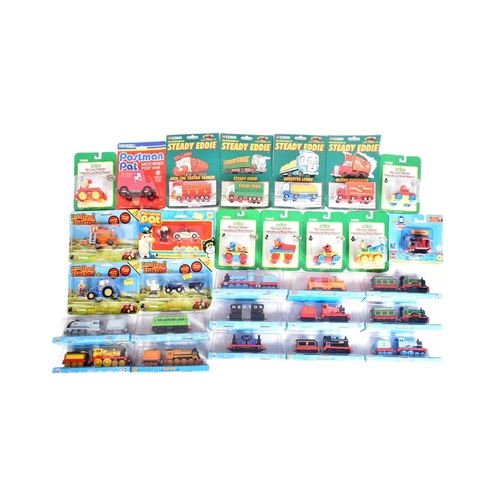 432 - Diecast - a collection of assorted childrens diecast models to include; Thomas and Friends, Corgi Ed... 