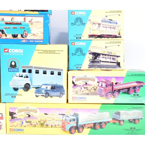 438 - Diecast - a collection of assorted Corgi diecast models to include; Routemasters around Britain, Sho... 