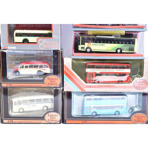 444 - Diecast - a collection of Corgi Original Omnibus and Gilbow EFE diecast model buses. Examples to inc... 