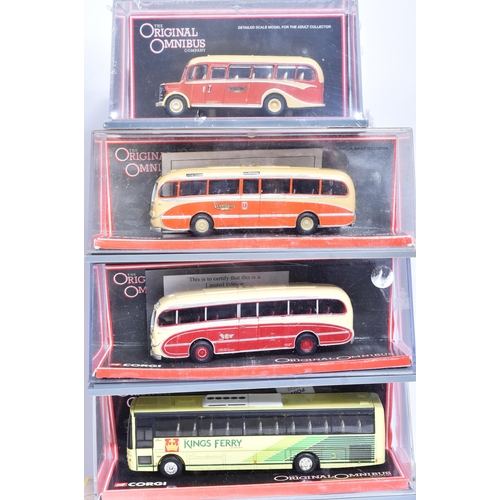 444 - Diecast - a collection of Corgi Original Omnibus and Gilbow EFE diecast model buses. Examples to inc... 