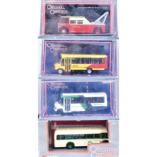 444 - Diecast - a collection of Corgi Original Omnibus and Gilbow EFE diecast model buses. Examples to inc... 