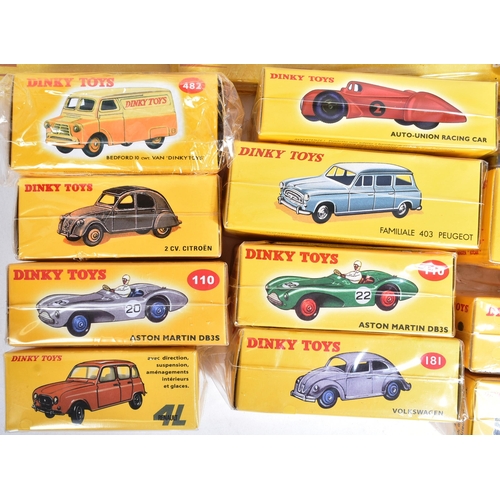 448 - Diecast - a collection of Atlas Edition reissue Dinky Toys diecast model to include; 110 Aston Marti... 