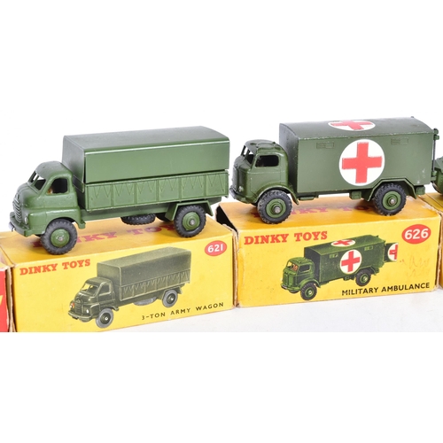 450 - Dinky Toys - Military - a collection of x8 original vintage Dinky Toys made boxed military / army di... 