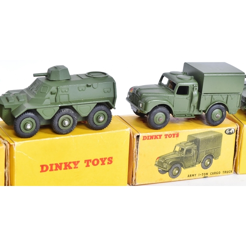 450 - Dinky Toys - Military - a collection of x8 original vintage Dinky Toys made boxed military / army di... 