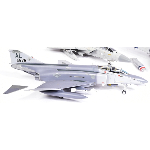 454 - Model Kits - collection of x5 built model kits of aircraft interest, comprising of: an American F-86... 