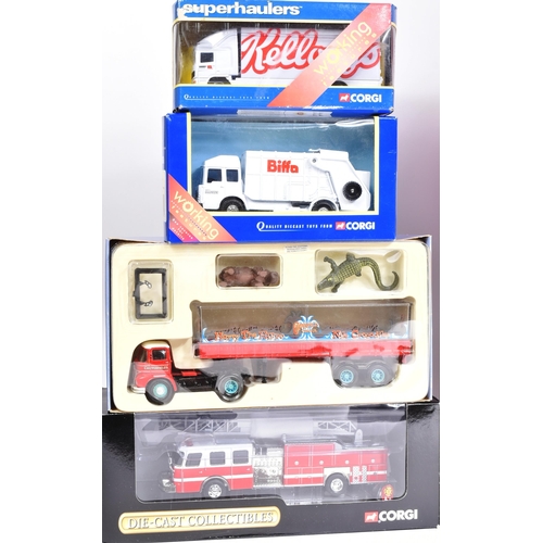 459 - Diecast - a collection of Corgu made diecast model cars and haulage vehicles. Examples to include; V... 