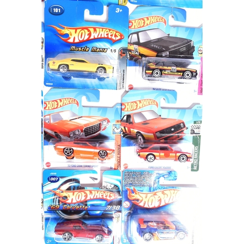 464 - Hot Wheels - Mattel - a collection of x25 assorted early 2000s Mattel made HotWheels carded diecast ... 