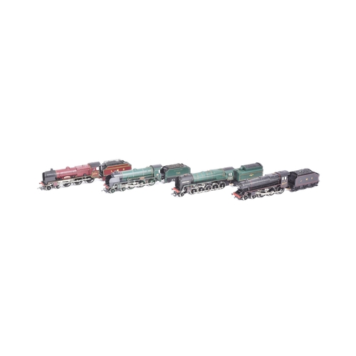 474 - Model Railway - a collection of x4 original Hornby made OO gauge model railway trainset locomotive e... 