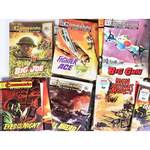 475 - Comic Books - a large collection of vintage Commando comics ' War Stories in Pictures '. Published b... 