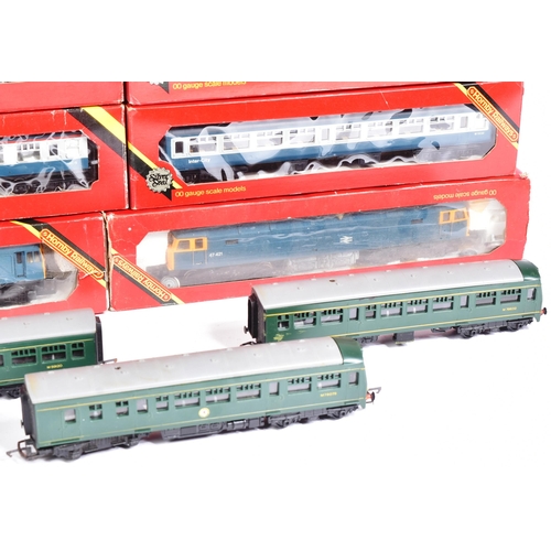 478 - Model Railway - a collection of assorted Hornby OO gauge model railway diesel trainset locomotive en... 