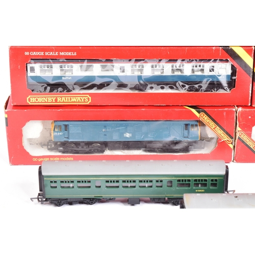 478 - Model Railway - a collection of assorted Hornby OO gauge model railway diesel trainset locomotive en... 