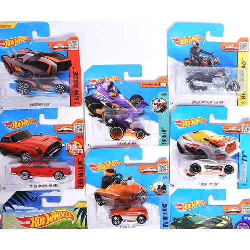 48 - Hot Wheels - Mattel - a collection of x25 assorted 2010s Mattel made HotWheels carded diecast models... 