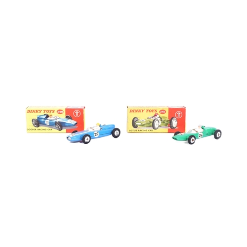 480 - Dinky Toys - two original vintage Dinky Toys boxed diecast models No. 241 Lotus Racing Car and 240 C... 