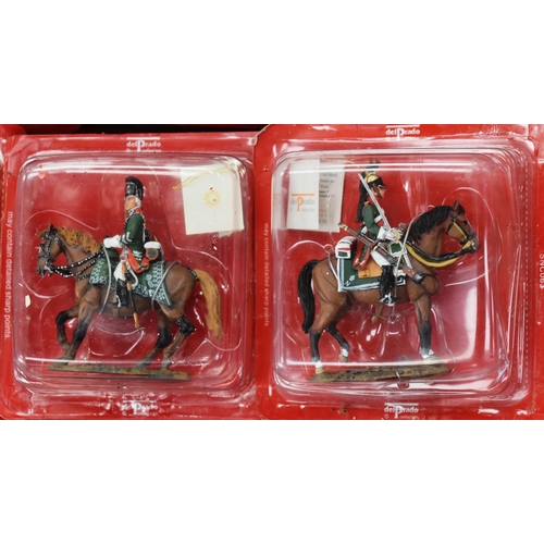 482 - Toy Soldiers - a collection of x40 assorted Del Prado made lead toy soldiers. The highly detailed so... 