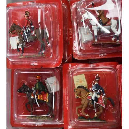 482 - Toy Soldiers - a collection of x40 assorted Del Prado made lead toy soldiers. The highly detailed so... 