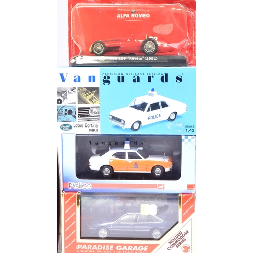 493 - Diecast - a collection of assorted diecast model cars of various scales and makers to include; Revel... 