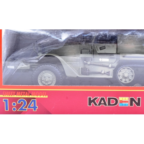 496 - Diecast - x2 Kaden made ( Czech Republic ) 1/24 scale boxed sheet metal diecast models. Both USA Uni... 