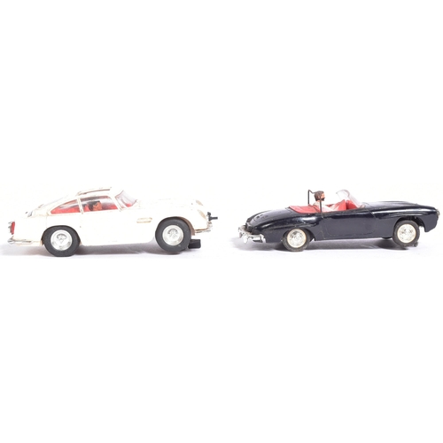 5 - Scalextric - x2 vintage Triang made James Bond Scalextric slot car racing cars comprising C75 Merced... 