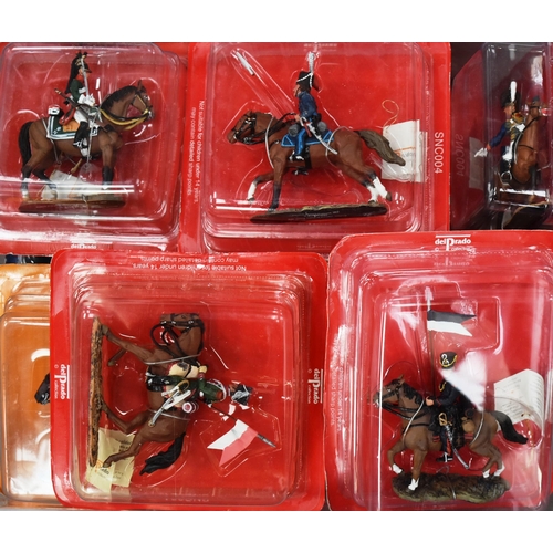 50 - Toy Soldiers - a large collection of assorted Del Prado made lead toy horse back / cavalry soldiers.... 