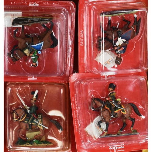 50 - Toy Soldiers - a large collection of assorted Del Prado made lead toy horse back / cavalry soldiers.... 