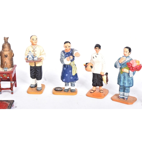 507 - King & Country - Streets Of Old Hong Kong - a collection of 1/30 (60mm) scale hand painted metal fig... 