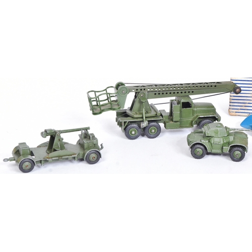 516 - Dinky Toys - a collection of assorted vintage Dinky Toys made diecast models. Comprising x5 military... 